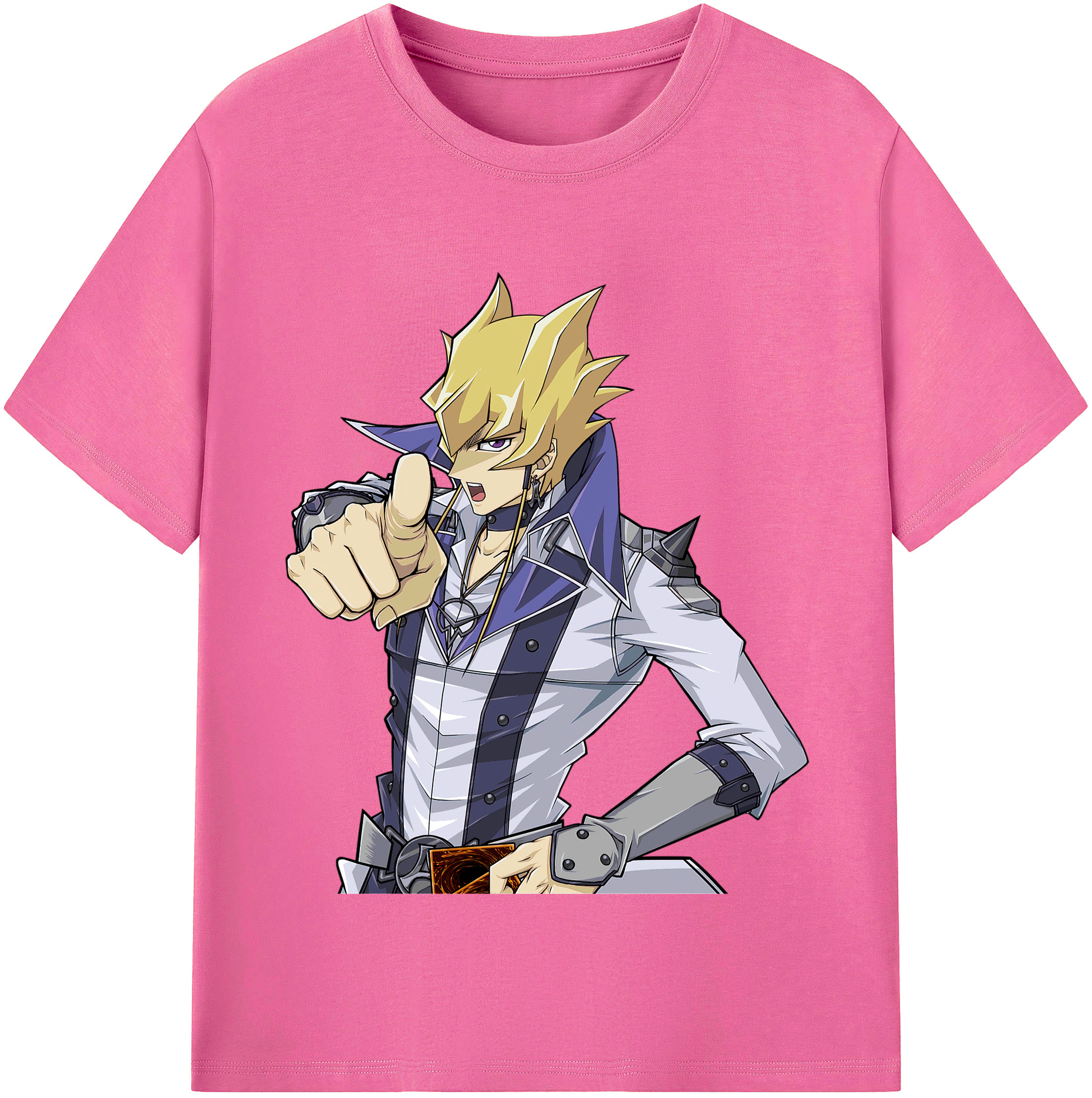 （画像用） 遊☆戯☆王 Yu-Gi-Oh! レディースカジュアルプリントTシャツ（綿100％）